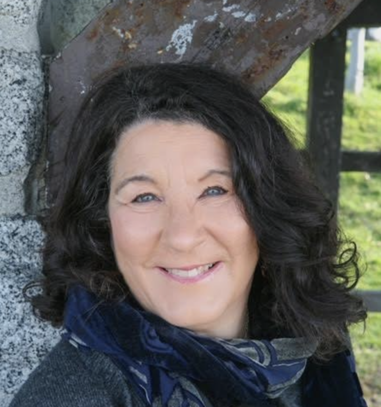 Poet outside at Alki Beach under a public awning