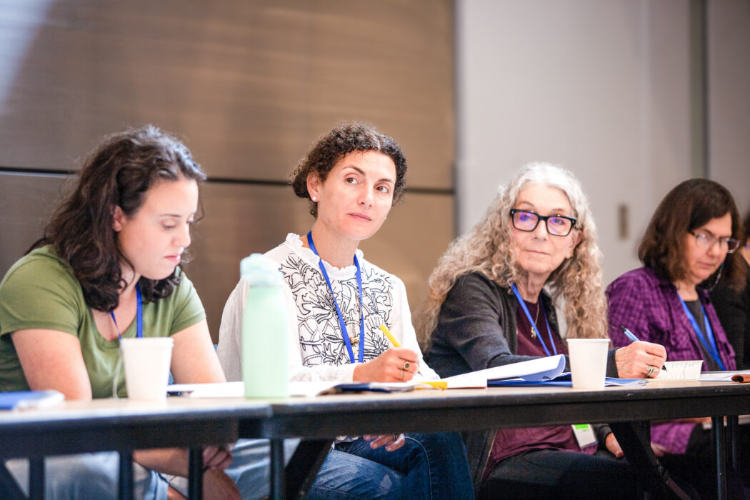 Four people on panel at Yetzirah Poetry Conference | Yetzirah a hearth for Jewish Poetry