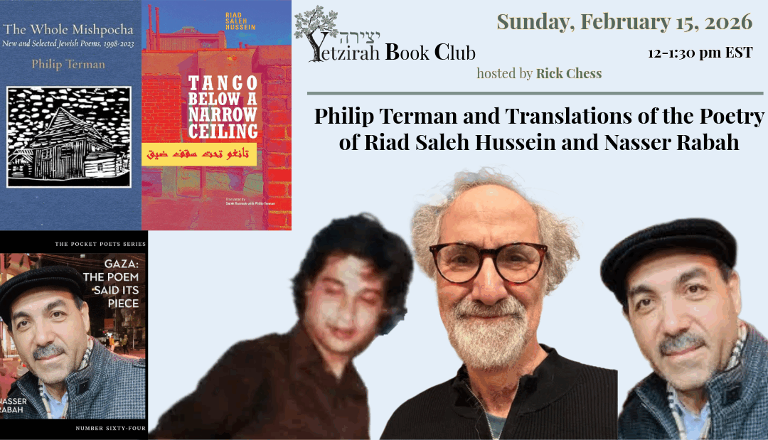 Book Club: Philip Terman and Translations of the Poetry of Riad Saleh Hussein and Nasser Rabah